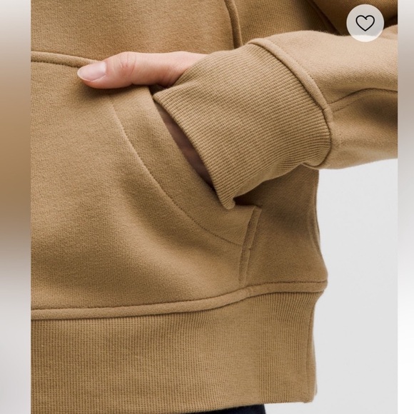 Lululemon Scuba Oversized Funnel-Neck Half Zip tan xs/s perfect condition! - Picture 6 of 6